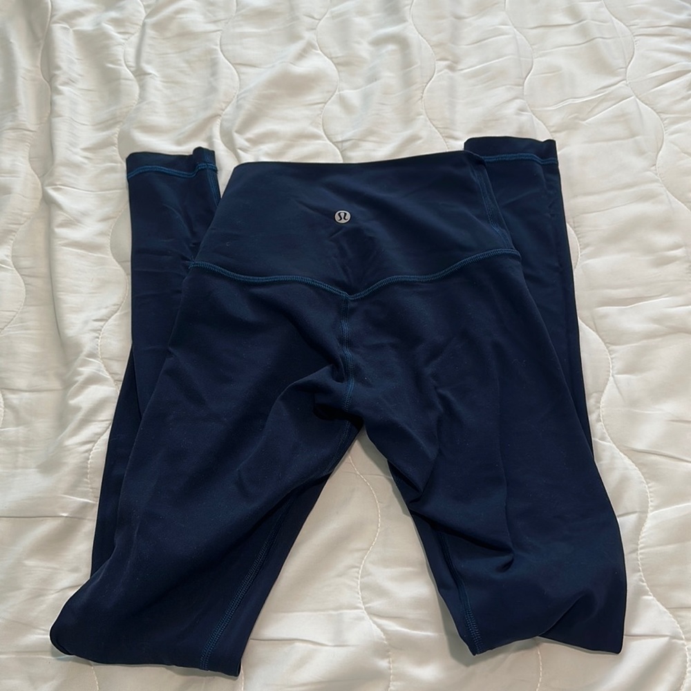 navy align leggings barley worn size 2